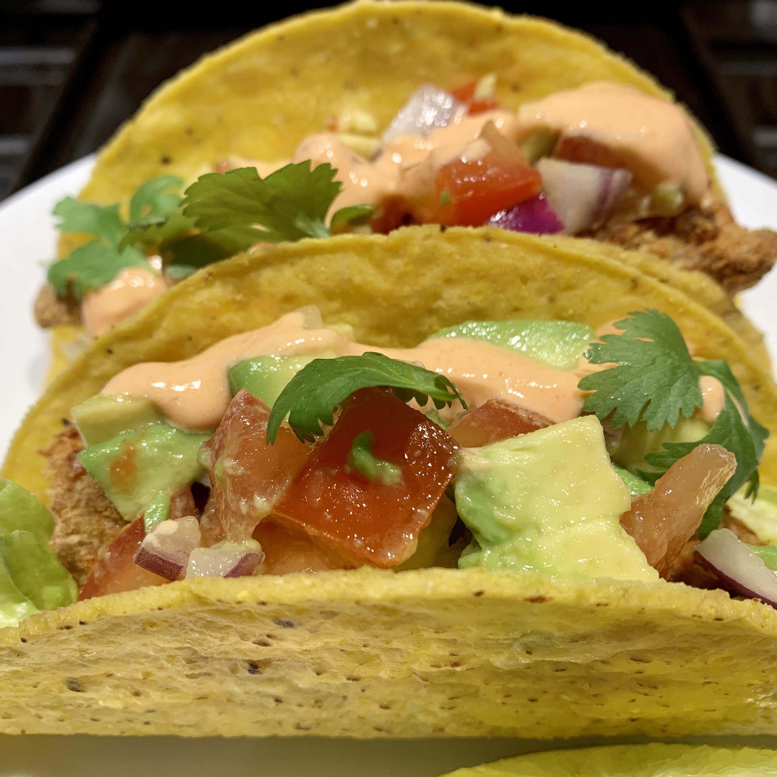 Get Your Healthy On with These Spicy Air Fryer Fish Tacos! - My Loving Oven